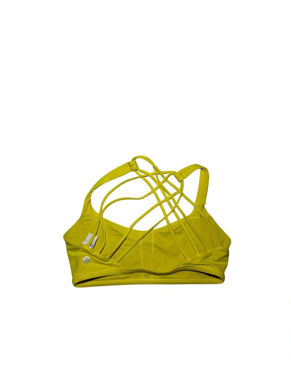 Lululemon Free to be Wild Sports Bra Yellow
